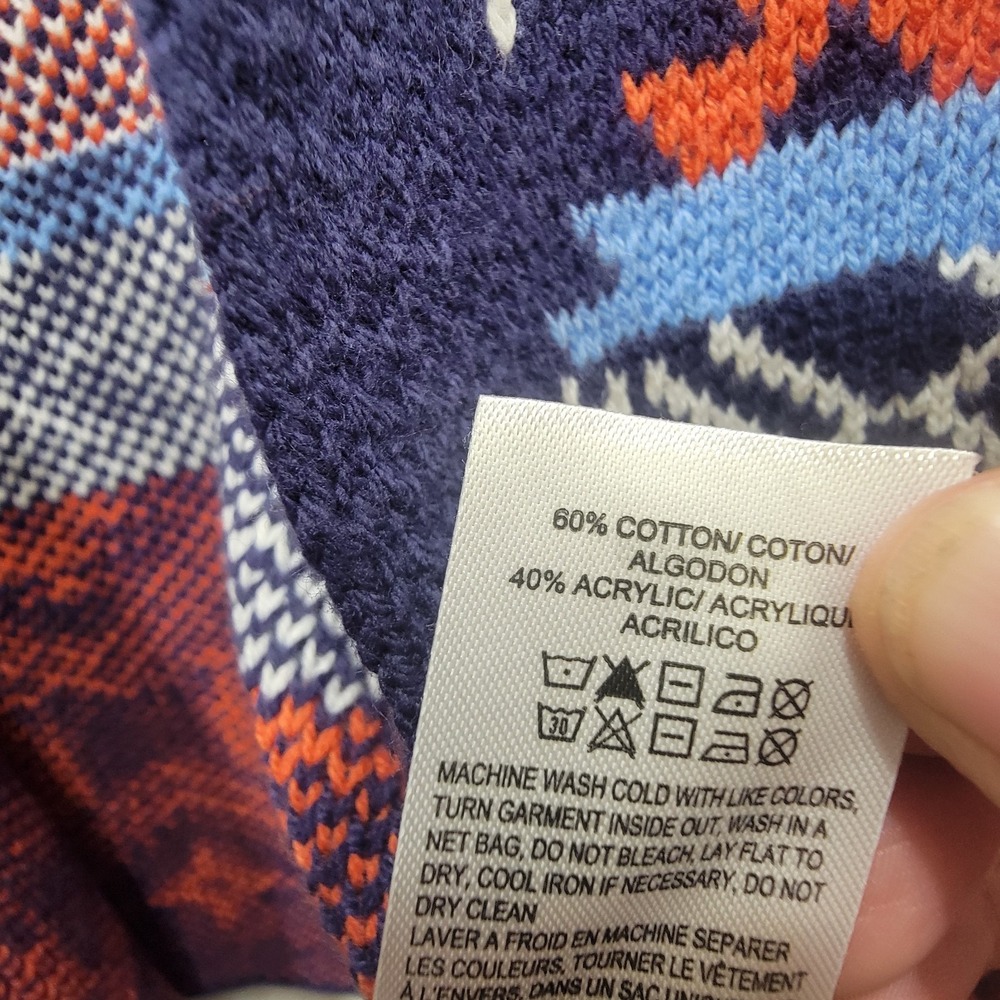 Lucky Brand NWT $149 Open Draped Long Cardigan XL Aztec Western Rodeo Horseshoe - Picture 9 of 14